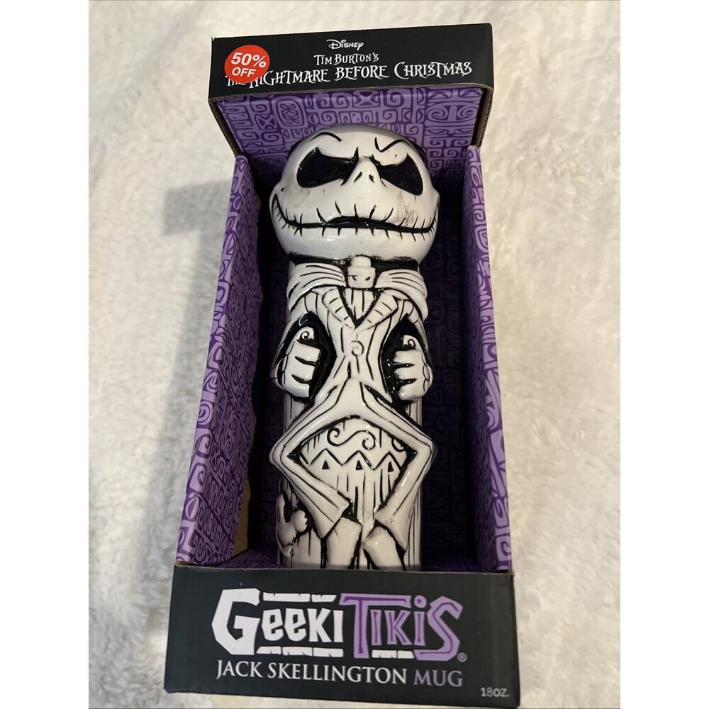 Geeki Tikis Nightmare Before Christmas Jack Skellington 18oz Ceramic Mug
